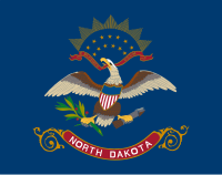 North Dakotas flagga