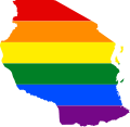 LGBT flag map of Tanzania.svg