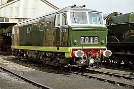 D7018 at Didcot Railway Centre