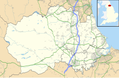 Esh Winning is located in County Durham