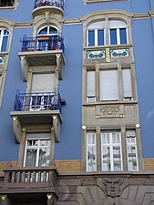 Français : Façade du 2, rue Édouard Teutsch