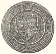 Siegel des 4. Earl of Douglas um 1400