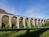 Le viaduc du Crozet (long de 280 m et haut de 30 m).