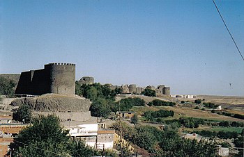 Die Stadtmauern von Amida, erbaut unter Kaiser Constantius II. 359