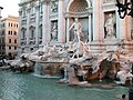 Il gruppo statuario del Bracci al centro di Fontana di Trevi (1762)