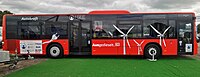 Umgerüsteter Elektrobus der Autokraft