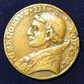 Gregor III – Papst Medaille des 8. Jahrhunderts – Avers