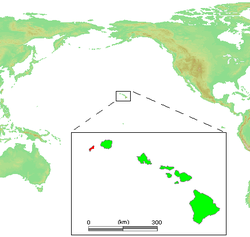 Location in the state of Hawaii