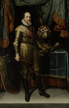 Portret van Maurits, prins van Oranje (ca.1613/20) door Michiel van Mierevelt, Rijksmuseum