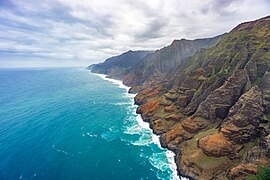 Nā Pali Coast im Norden der Insel