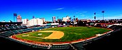 Morning view at Chukchansi Park looking east