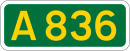 A836 road