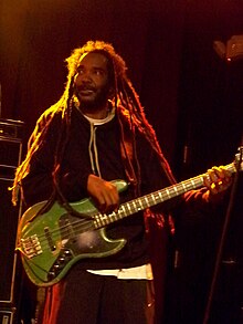 Jenifer playing with Bad Brains, 2012