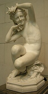 La Jeune Fille à la coquille (1863-1867), marbre, Washington, National Gallery of Art.