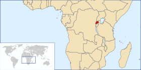 Vendndodhja - Ruanda