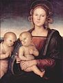 Madonna mit Kind und Johannesknaben von Perugino und Raffael, vor 1500