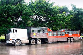 Camel bus in La Habana, Cuba.