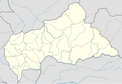 Bouca is located in Central African Republic