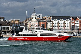 Red Jet 5 departing Southampton