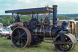 1915 Marshall road-roller at Ropley