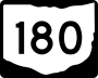 State Route 180 marker