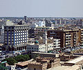 Tripoli-i panoráma a Corinthia Bab Africa Hotel ablakából