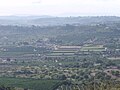 Vall del barranc de l'Horteta, que s'estén al sud de la serra.