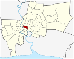 Location in Bangkok