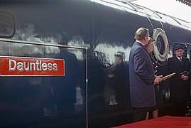 50 048 naming ceremony at Reading,1978