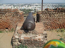 Dindigul viewed from Dindigul Fort