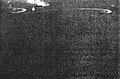 Enterprise (top left) and escorts maneuver during Japanese air attack on August 24, 1942.