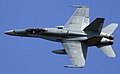 An example of a jet fighter aircraft, a CF-18 Hornet