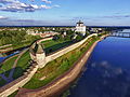 Mëndung vun der Pskowa an d'Welikaja beim Kreml