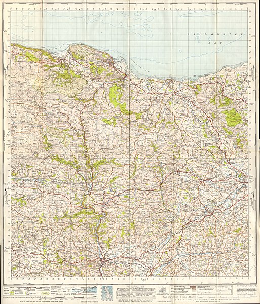 File:Ordnance Survey One-Inch Sheet 164 Minehead, Published 1946.jpg