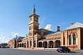 Estação ferroviária de Albury, Nova Gales do Sul, Austrália (1881).