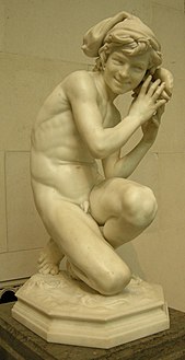 Pêcheur à la coquille (1861), marbre, Washington, National Gallery of Art.