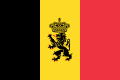 Det belgiske flagget for statsskip