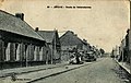 Aniche'i teenindas endine Douai trammitee, rue de Valenciennes 1910. aastate lõpus