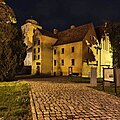 Museum with the old belfry in the background