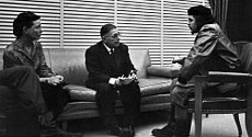 Simone de Beauvoir pamoja na Sartre na Che Guevara