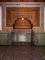 Decorated alcove in one of the chambers adjoining the garden