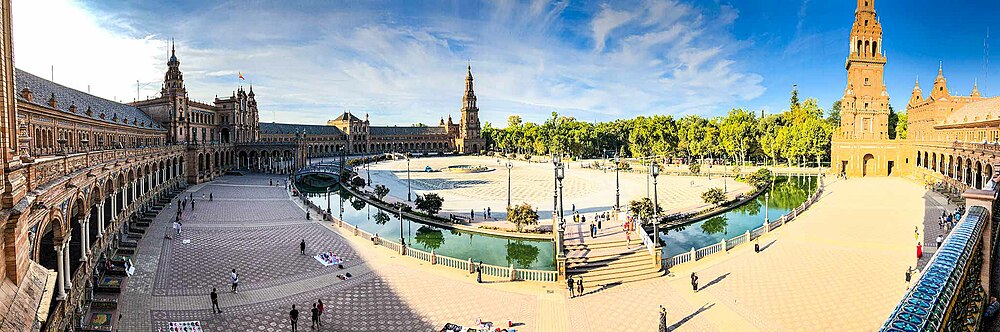 İspanya Meydanı Panoramik Fotoğrafı