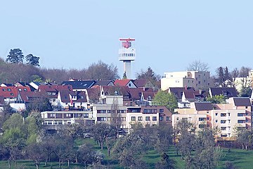 Das Anflugradar in Stetten auf den Fildern