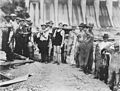 Fish catch downstream of Wilson Dam in 1940.