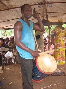 Khassonka player in Mali