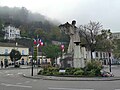 Claude Grange's Monument aux Morts in front of the Vienne train station