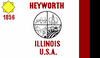 Flag of Heyworth, Illinois