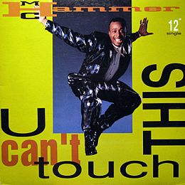 Singlen ”U Can’t Touch This” kansikuva