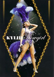 DVD-julkaisun Kylie Showgirl kansikuva