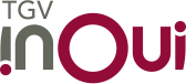 Logo spécifique présent sur les rames proposant le service TGV inOui.